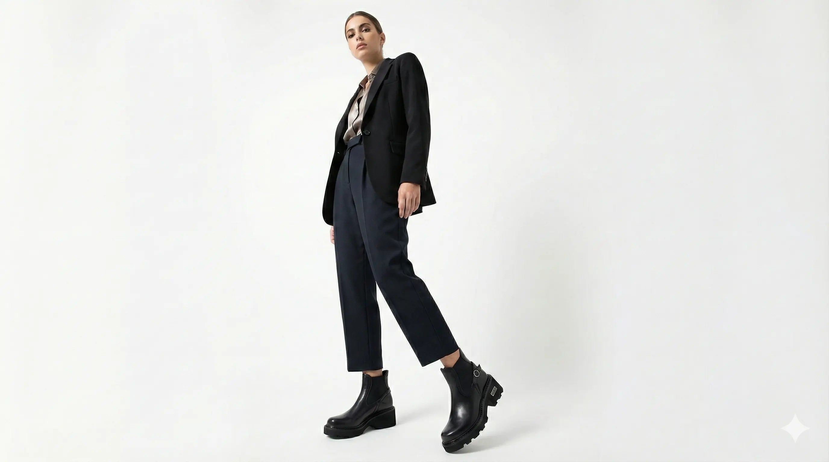 Cult Women’s Leather Ankle Boots with Buckles – Black (CLW456300) Cult