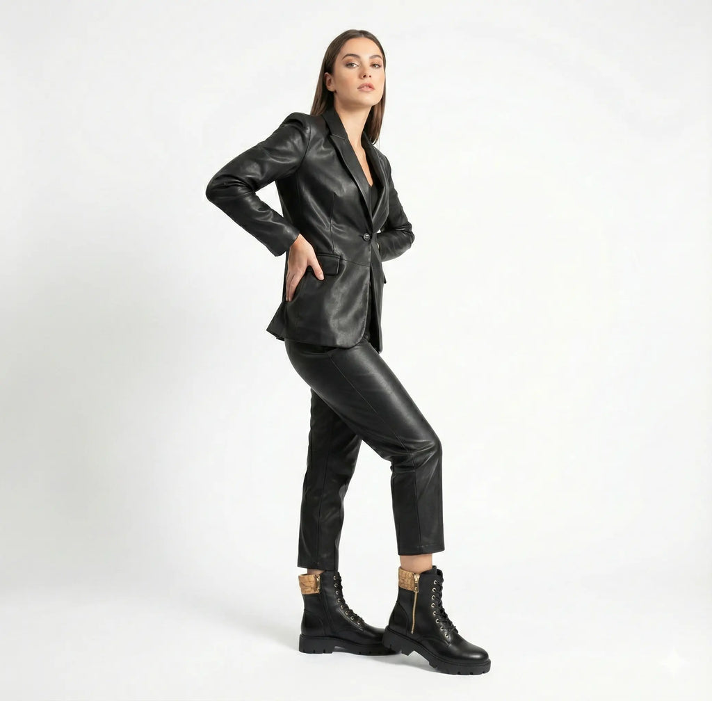 Alviero Martini Prima Classe Women’s Classic Synthetic Ankle Boots – Black Alviero Martini Prima Classe