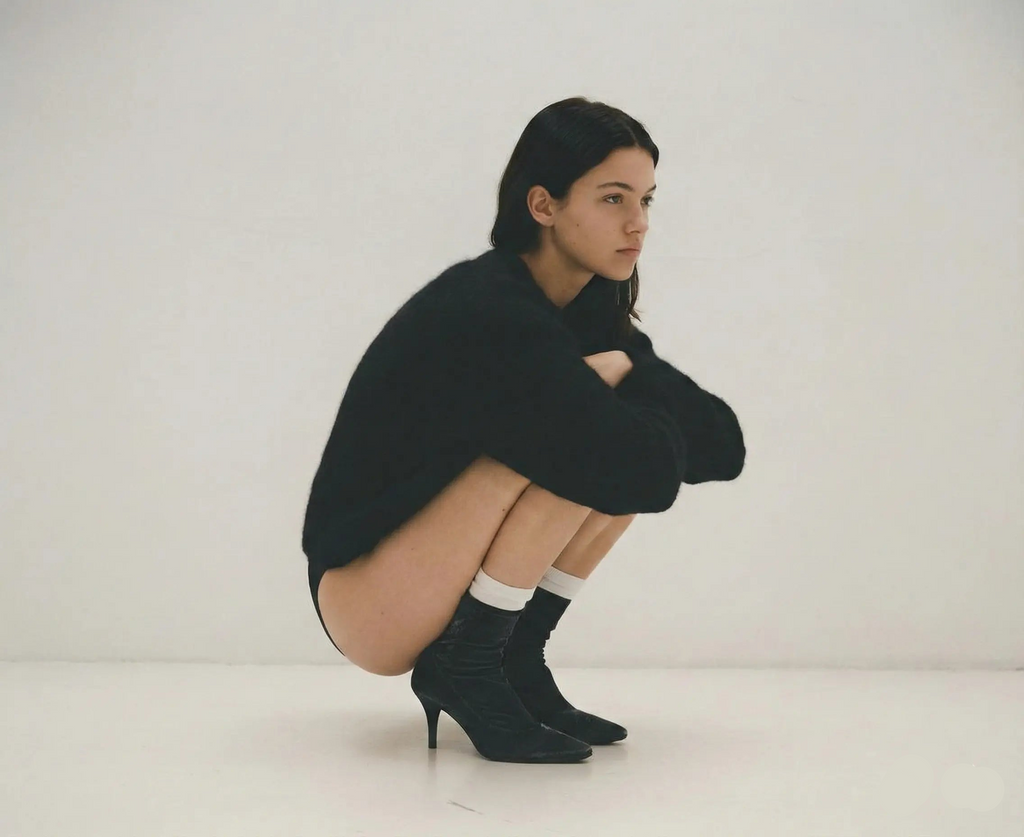 Giuseppe Zanotti Women's Black 'Felicienne' Stretch Suede Kitten Heel Ankle Boots Giuseppe Zanotti