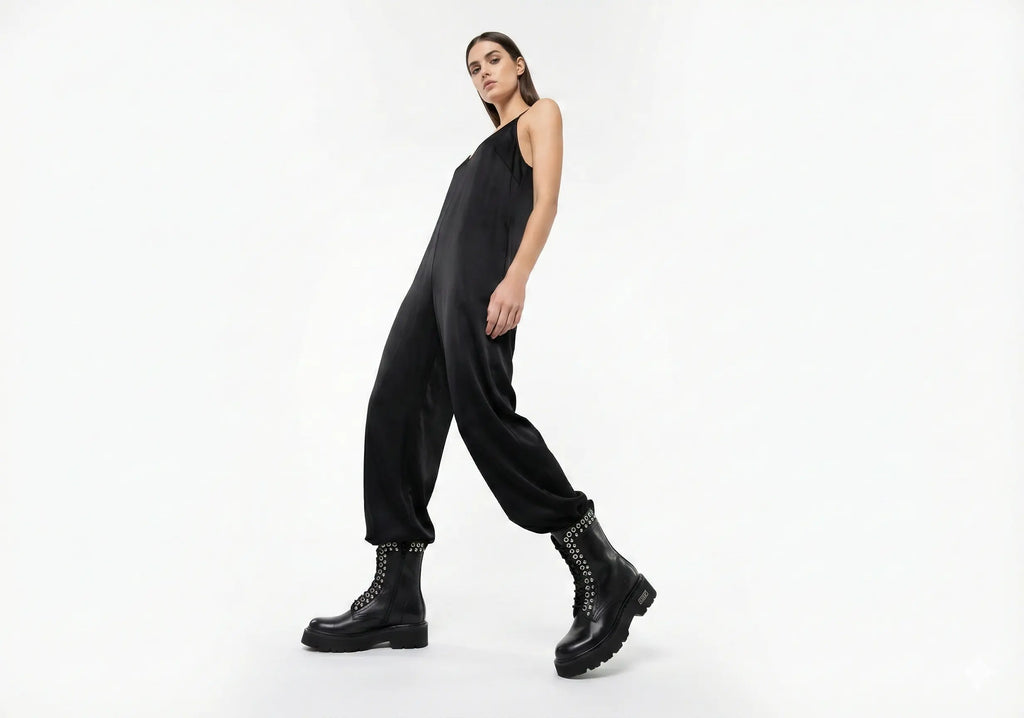 Cult Women’s Leather Ankle Boots with Buckles – Black (CLW456300)  Brand: Cult Cult